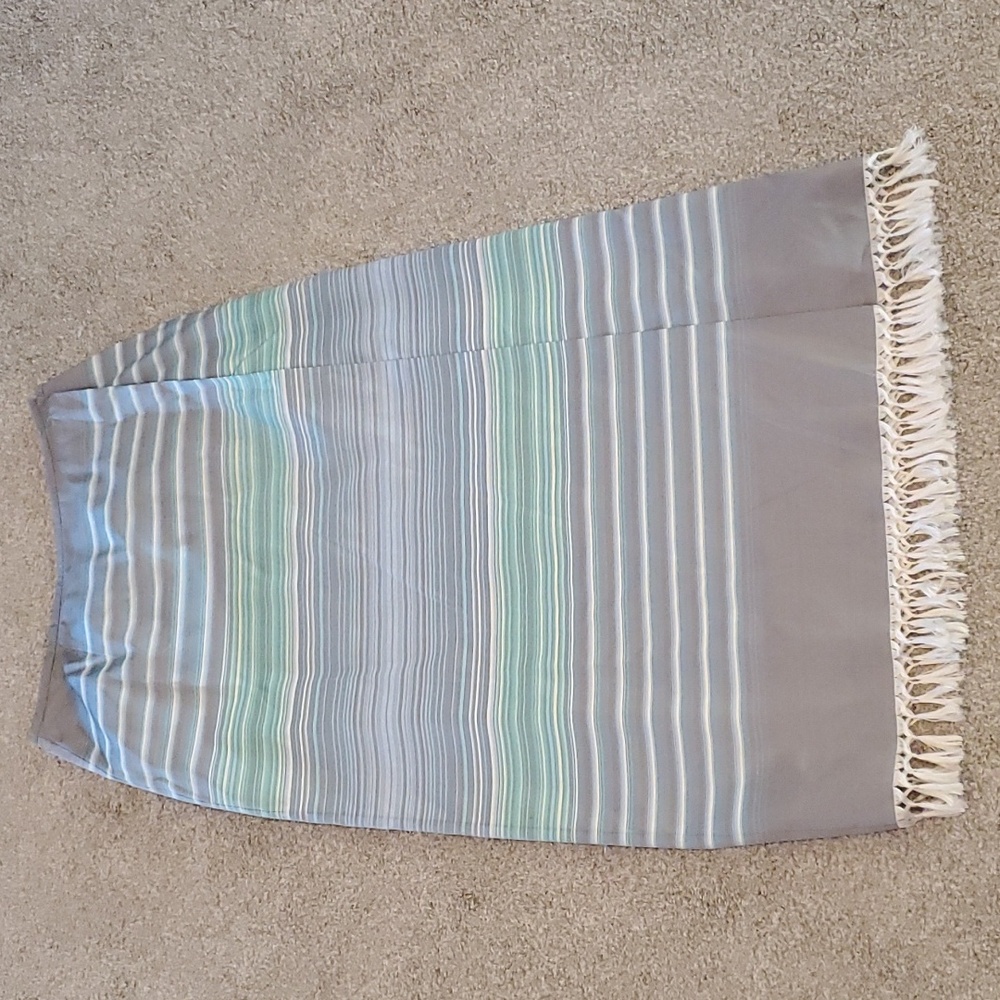SILK MAXI WRAP SKIRT Liz Claiborne Lizsport